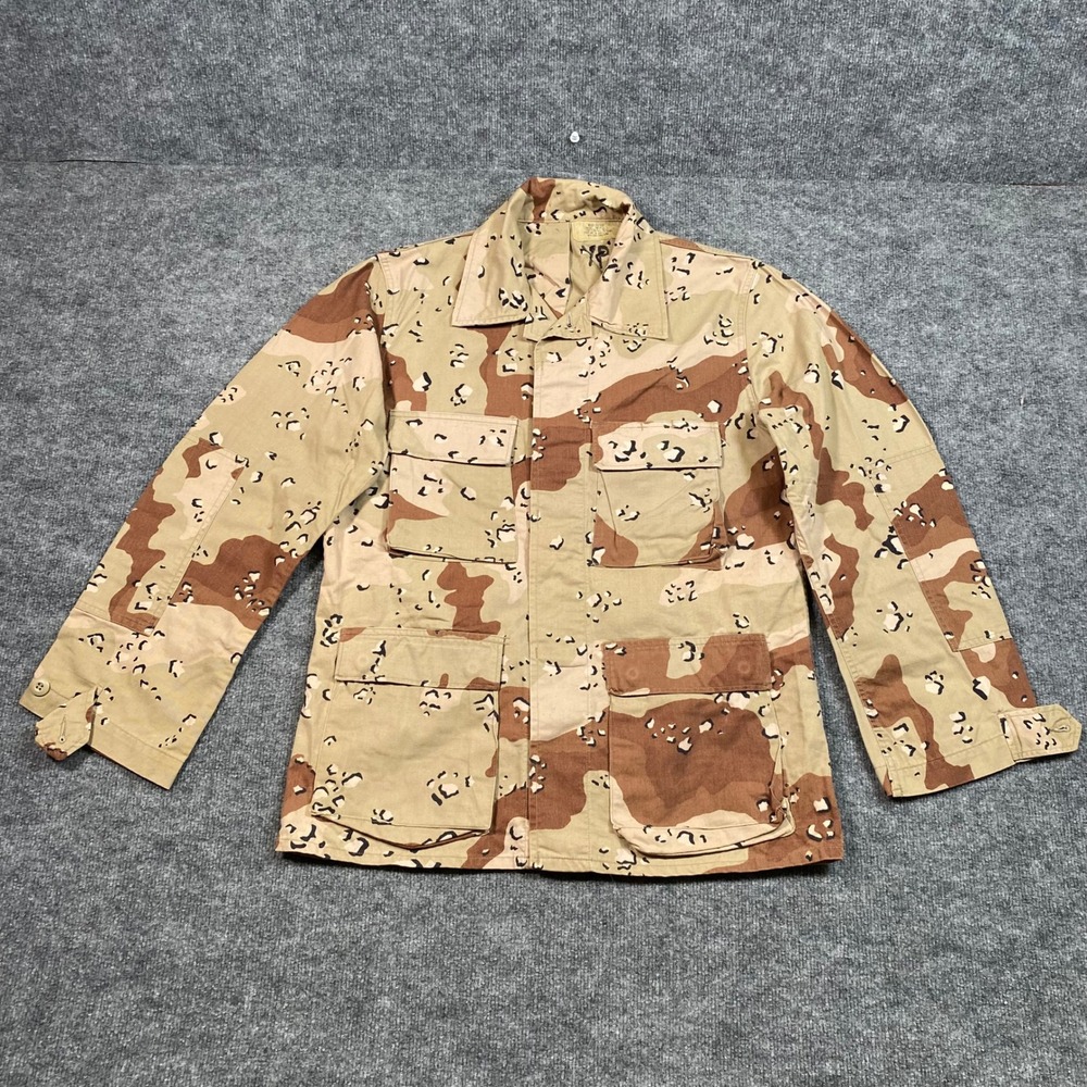 US Military BDU Field Coat Chocolate Chip Desert Camo Jacket Medium Regular